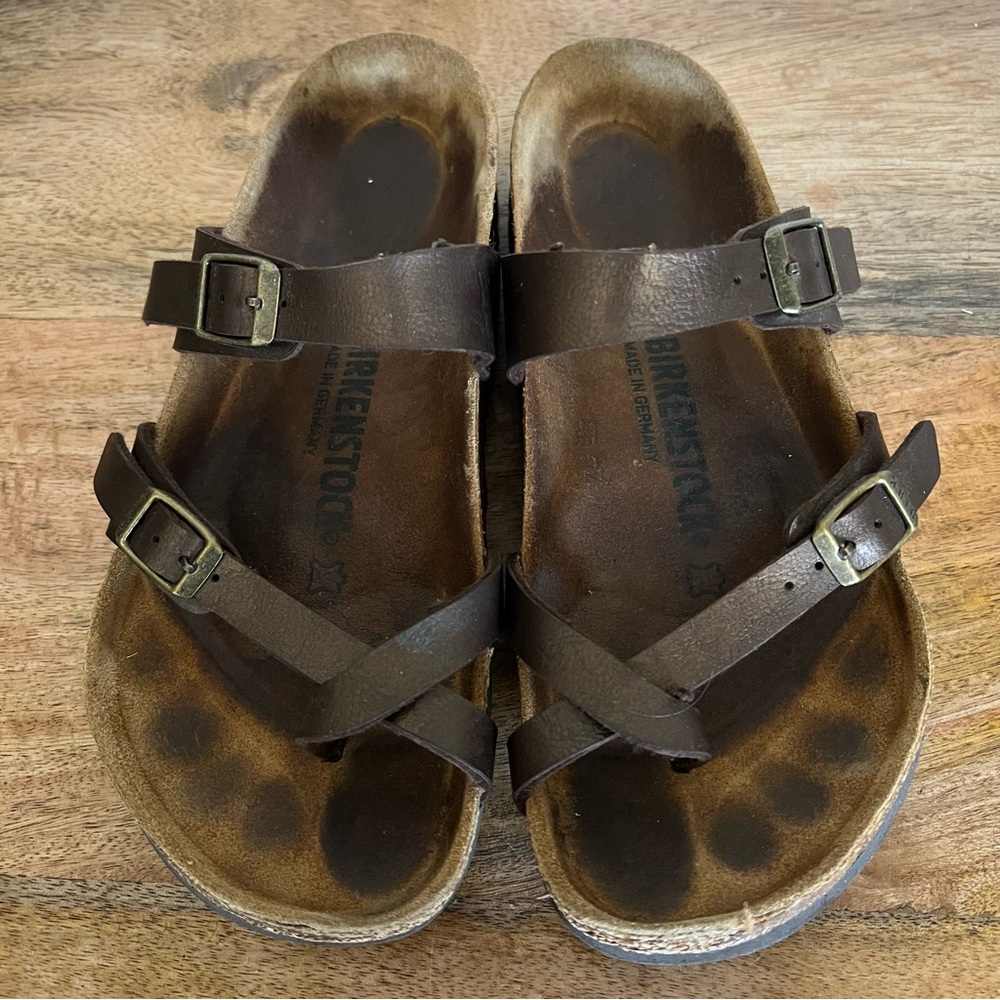 Birkenstock Mayari Bronze Brown Sandals Size 7 - Picture 3 of 7